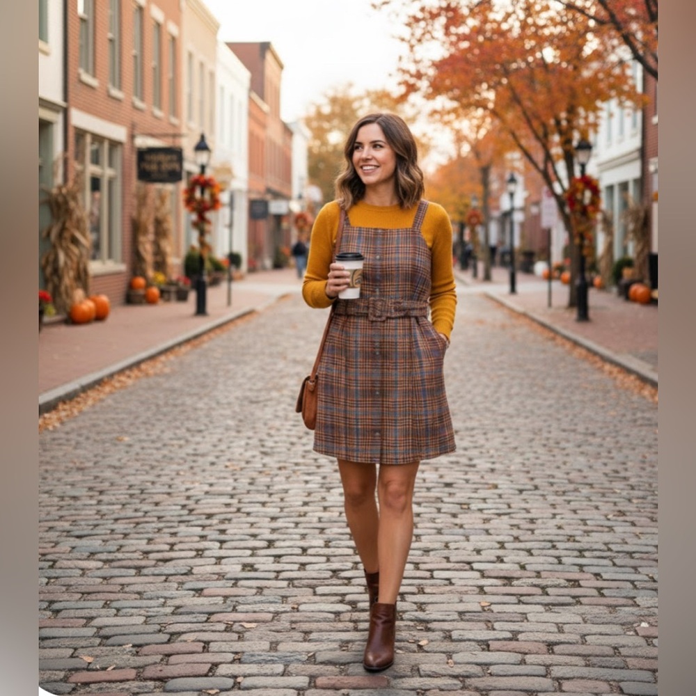 American Eagle Plaid Dress